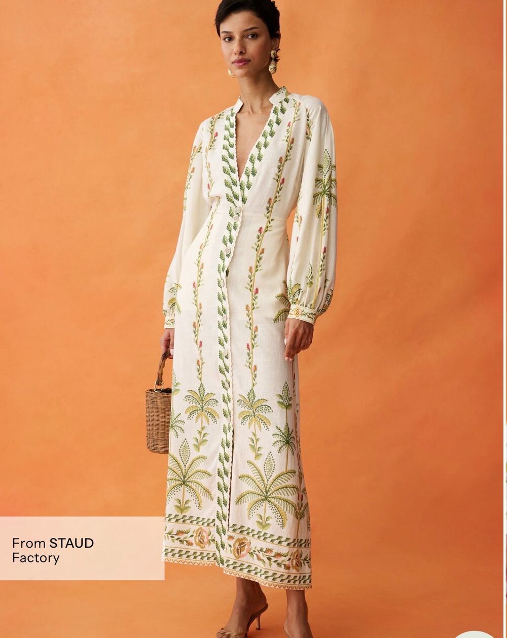 New few Moda Anaya Raquel Dress linen blend dress $298 sz 4